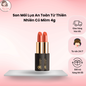 Son Môi Lụa An Toàn Từ Thiên Nhiên Cỏ Mềm 4g