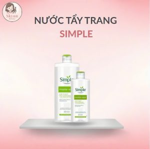 Nước tẩy trang Simple