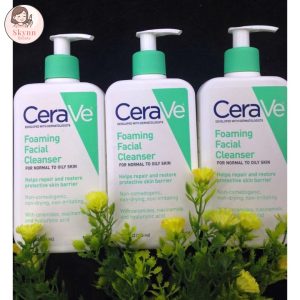 Các Loại Sữa Rửa Mặt Tốt Nhất Hiện Nay CeraVe Foaming Facial Cleanser