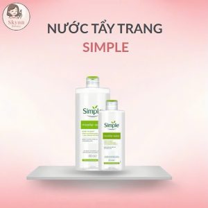 Nước tẩy trang Simple