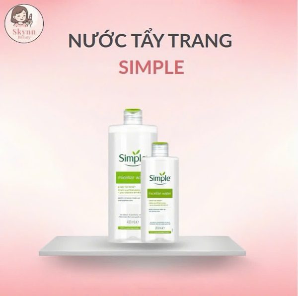 Nước tẩy trang Simple